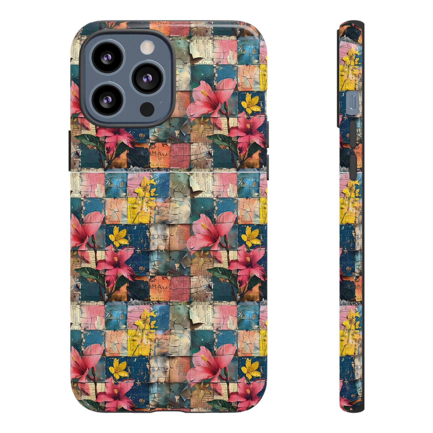 Collage Pattern IPhone Case - IPhones 11 - 15