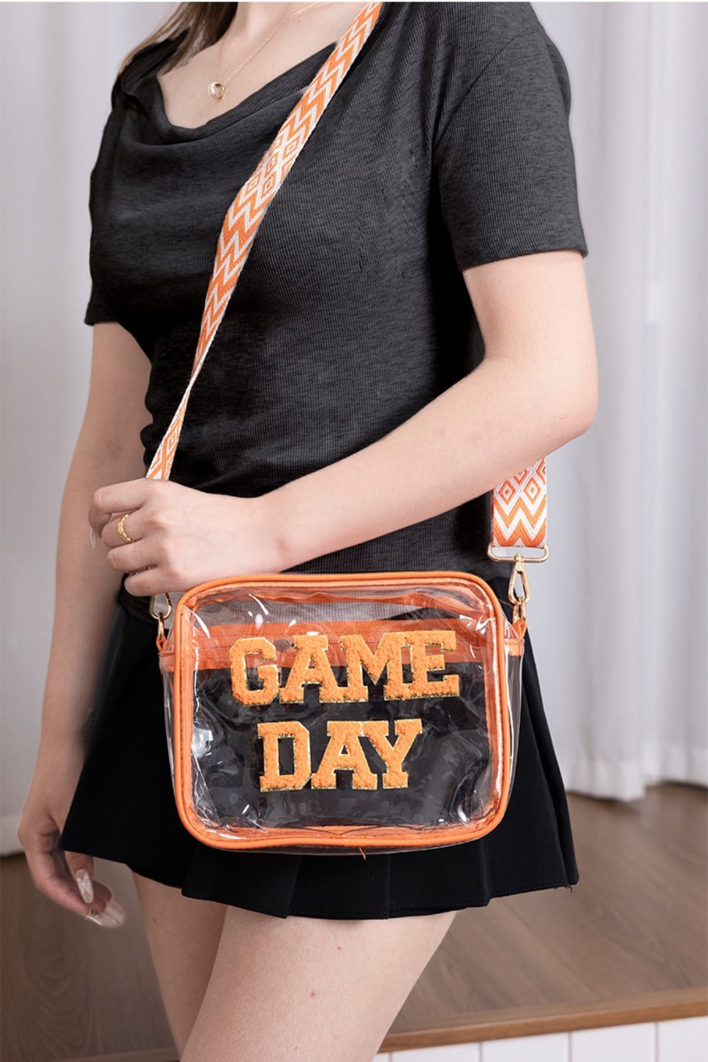 GAME DAY Transparent Crossbody Bag Stadium Approved