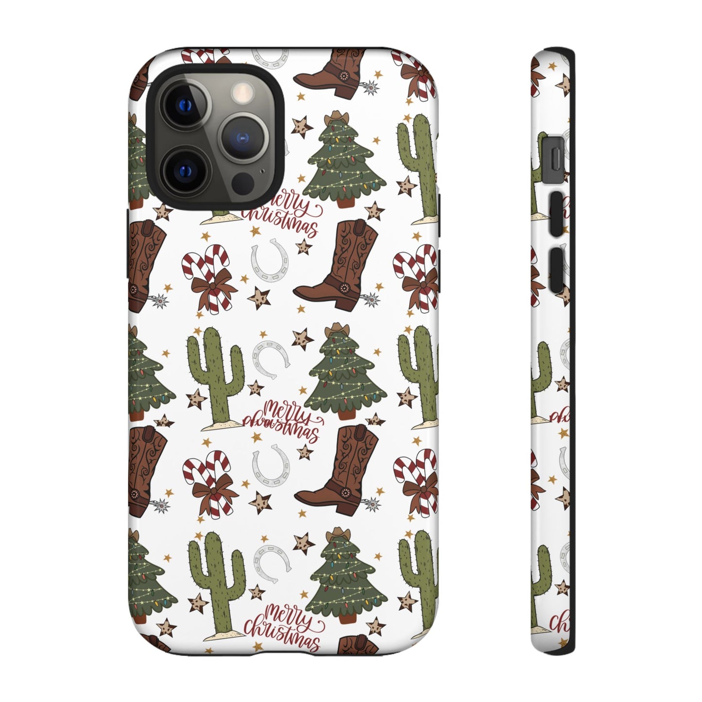 Western Christmas IPhone Case for IPhones 12 - 16