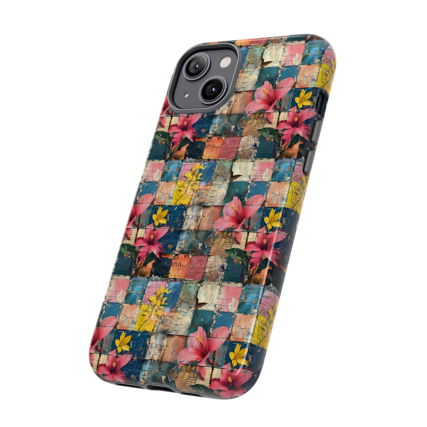 Collage Pattern IPhone Case - IPhones 11 - 15