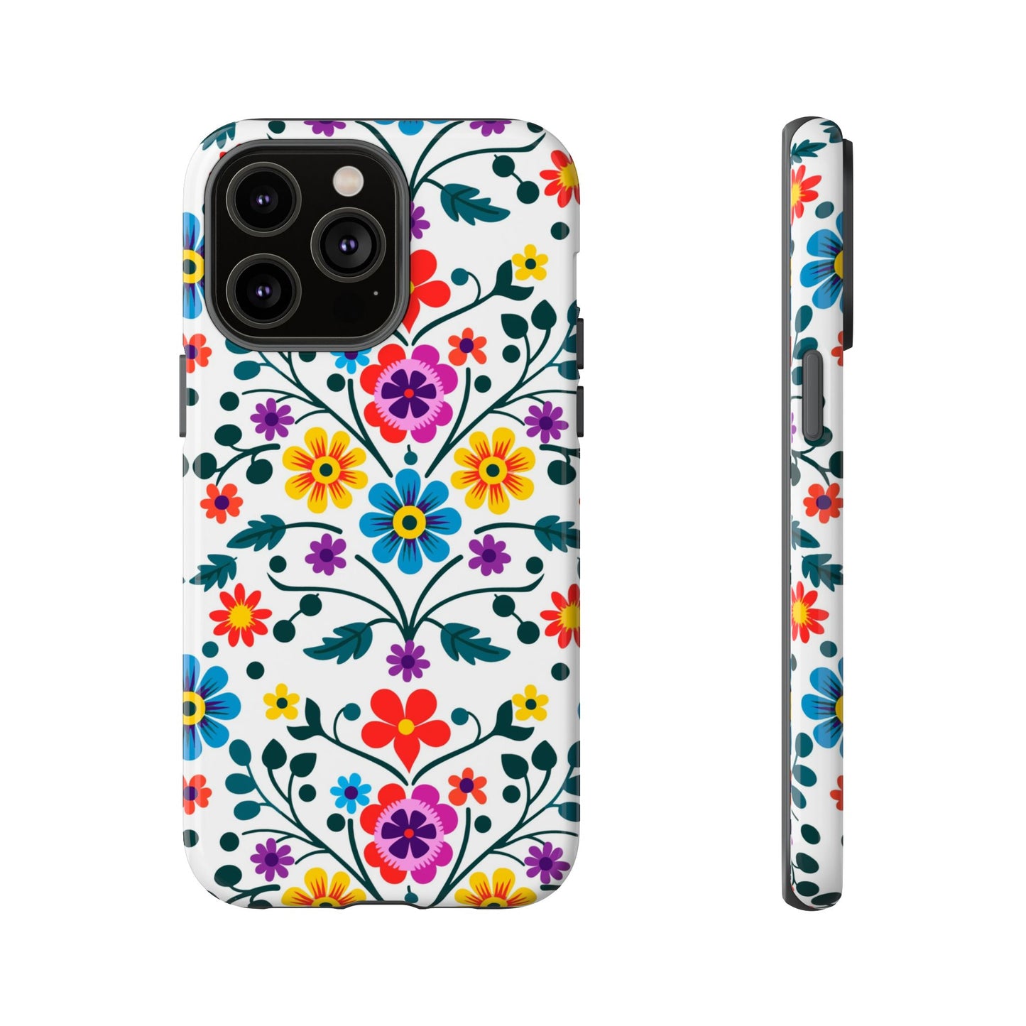 Beautiful Floral IPhone Protective Case for IPhones 11 - 16