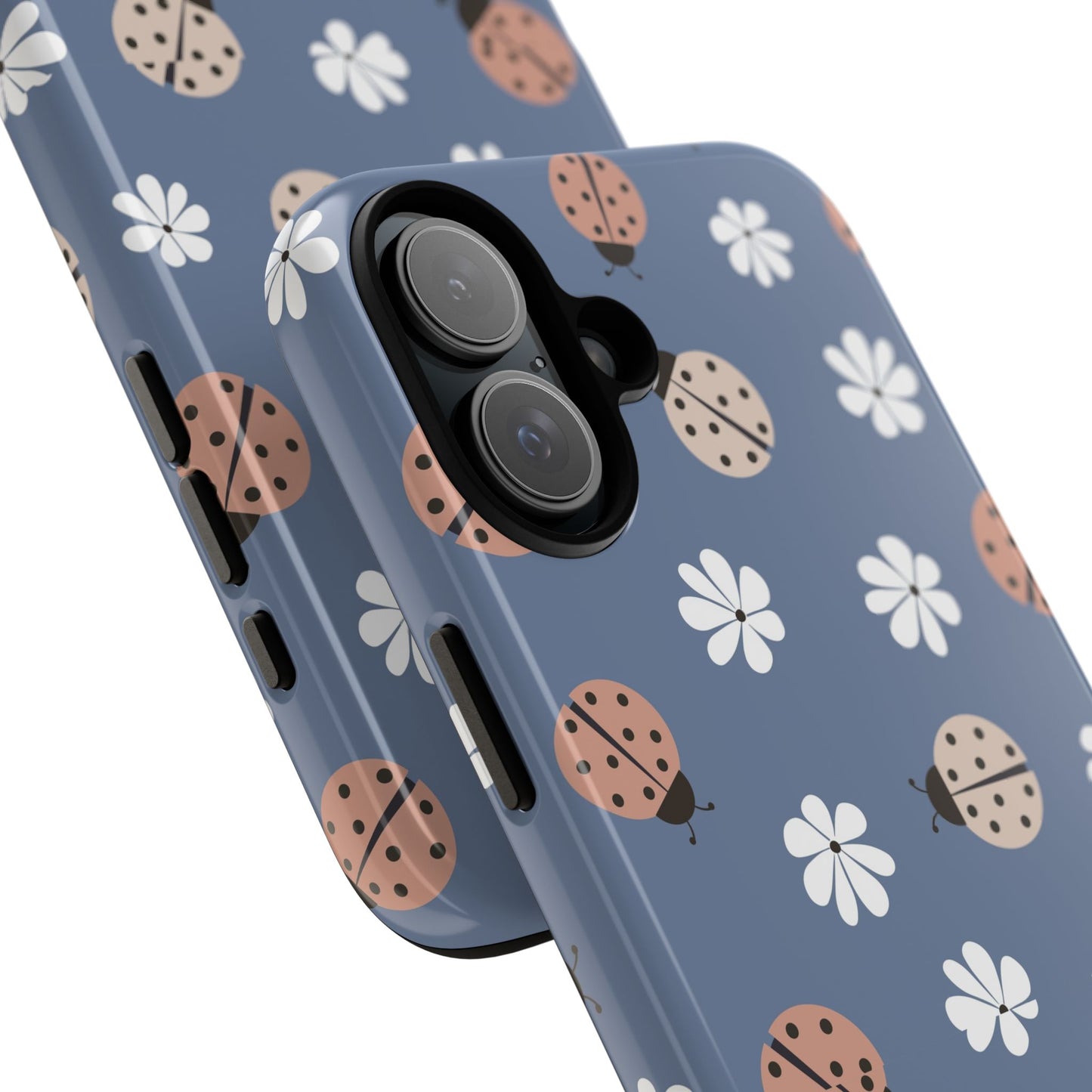 Lady Bugs and Floral Tough Case for IPhones 11 - 16