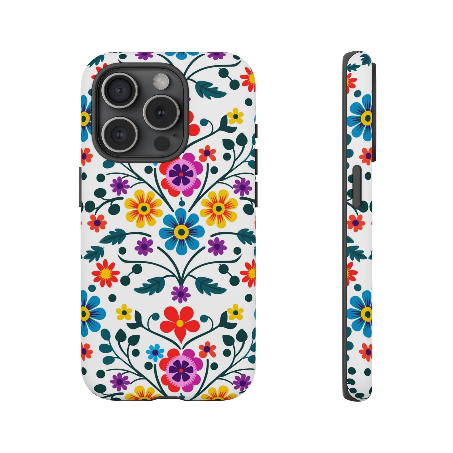 Beautiful Floral IPhone Protective Case for IPhones 11 - 16