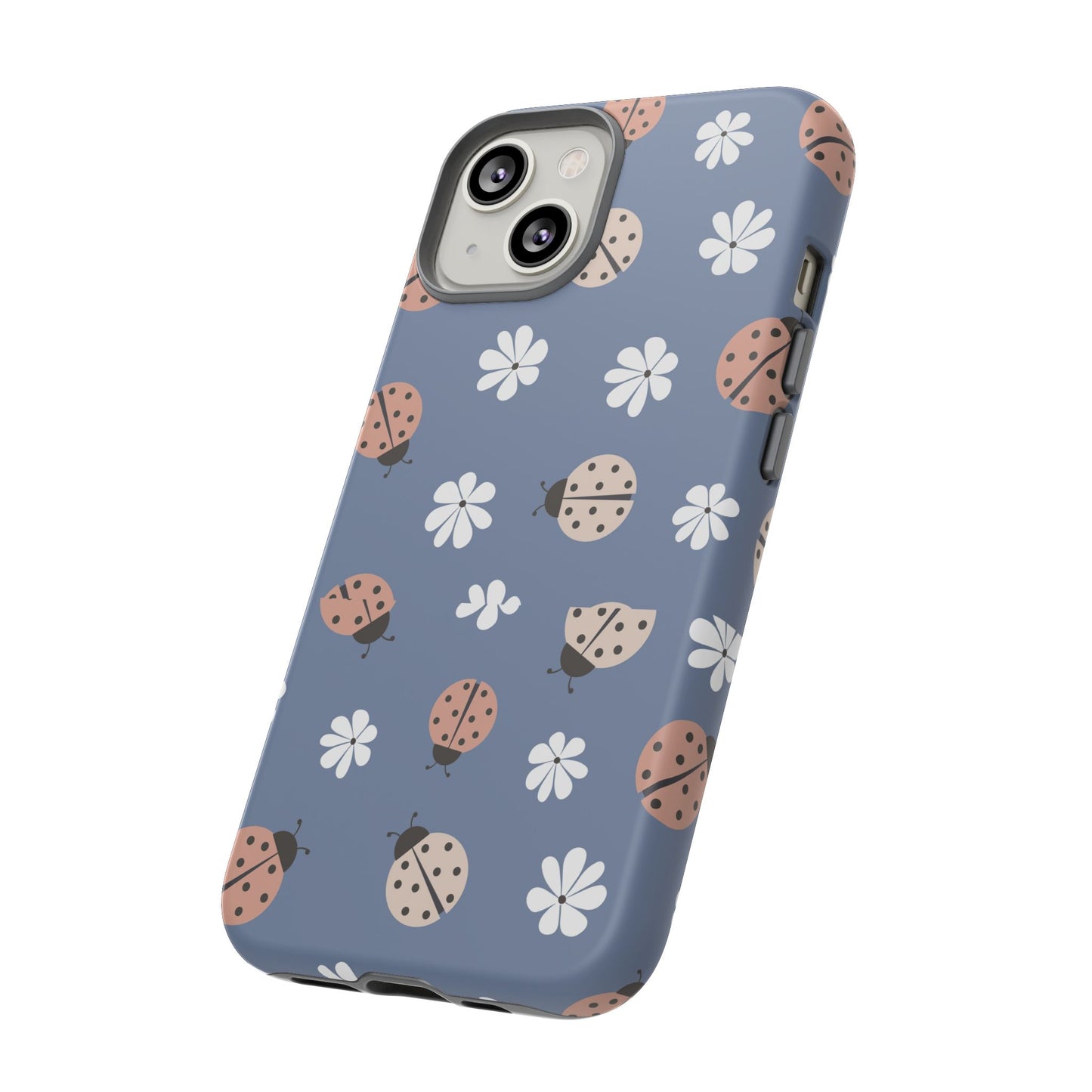 Lady Bugs and Floral Tough Case for IPhones 11 - 16