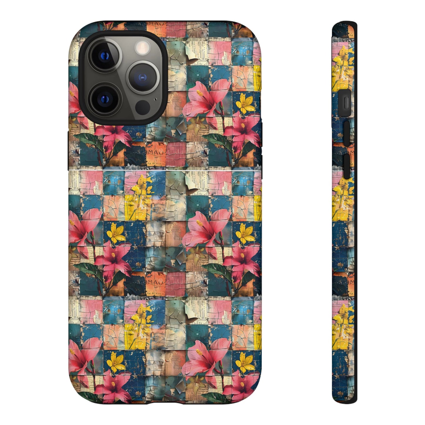 Collage Pattern IPhone Case - IPhones 11 - 15