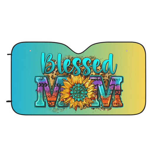 Blessed Mom Car Windshield Sun Shades