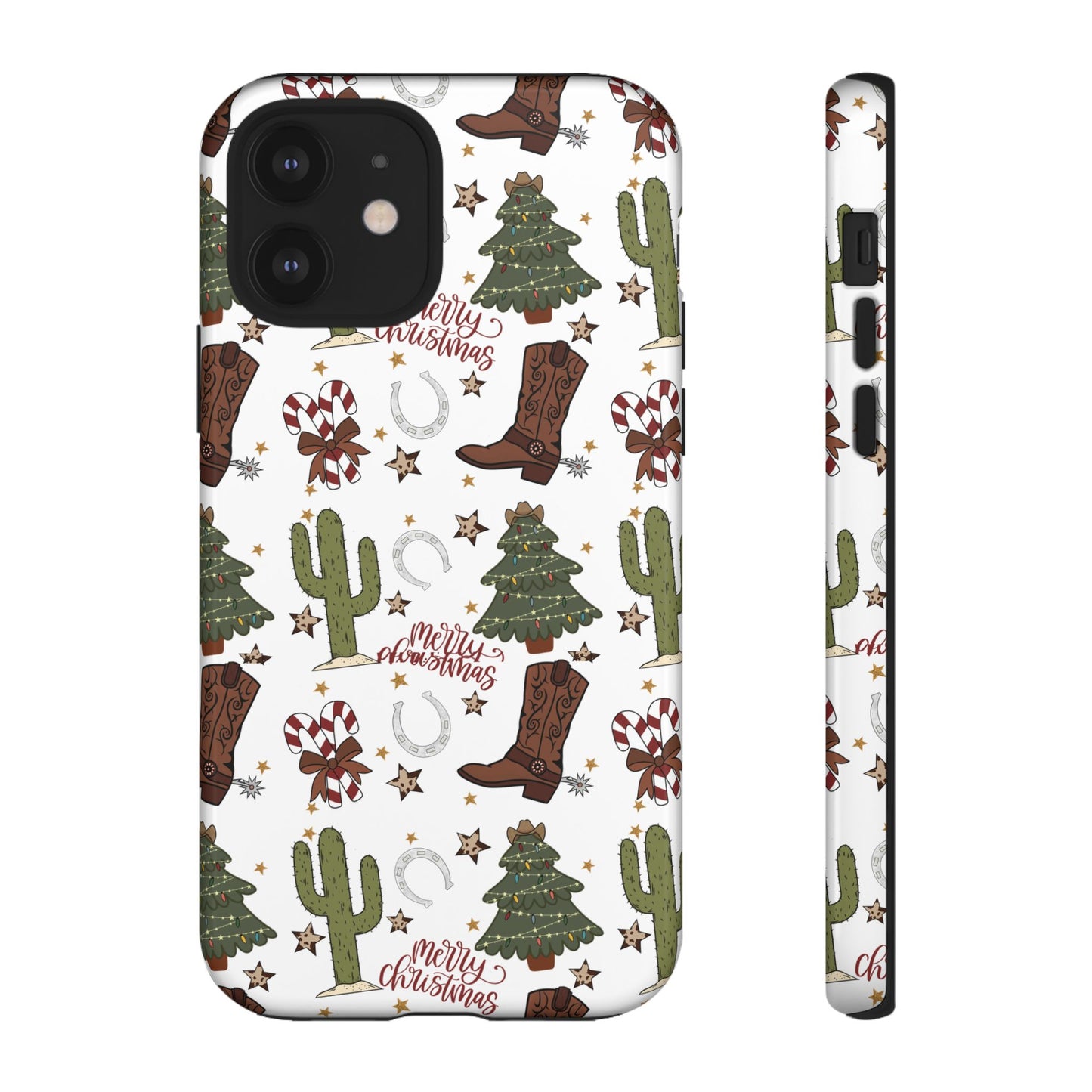 Western Christmas IPhone Case for IPhones 12 - 16