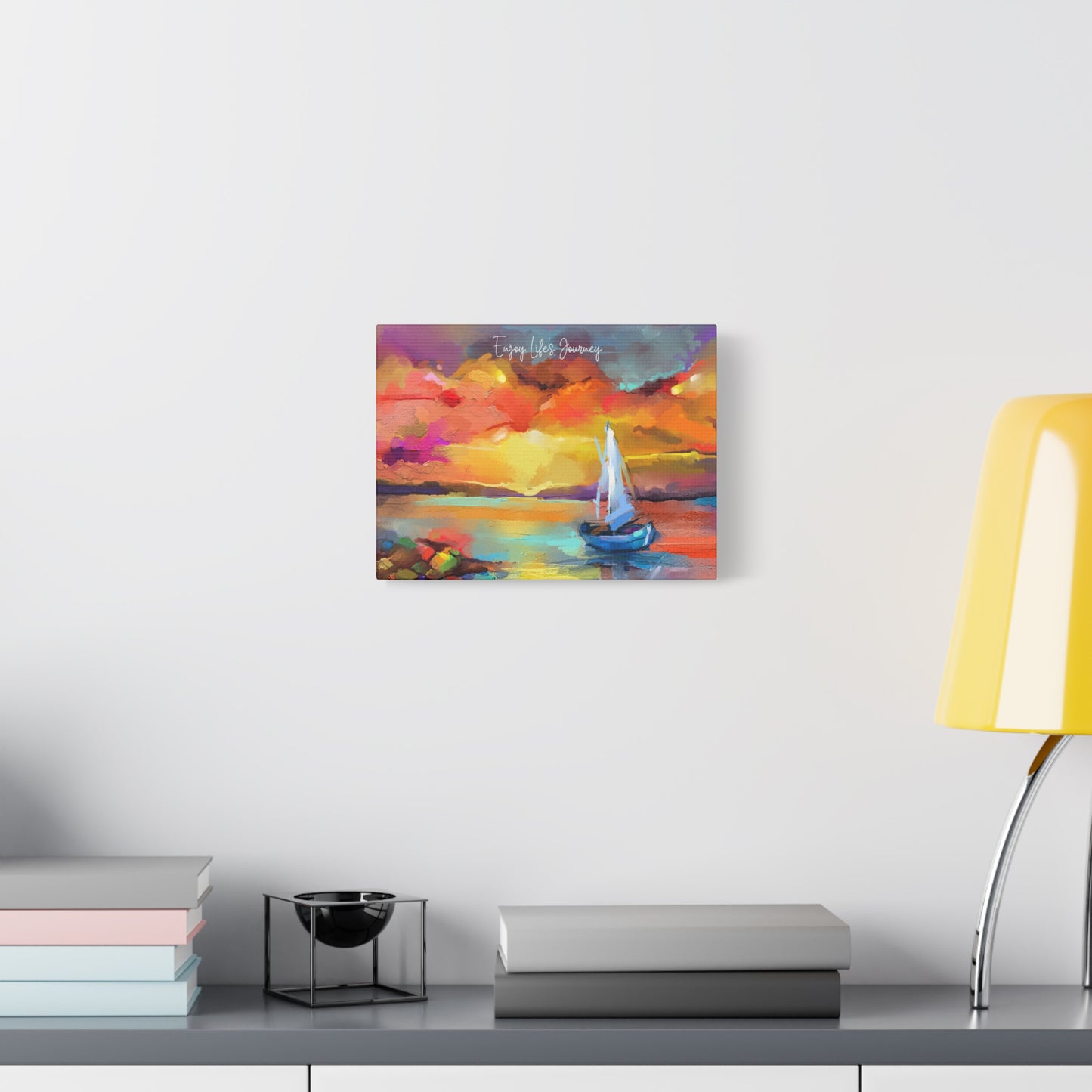 Enjoy Life's Journey - Matte Canvas Print