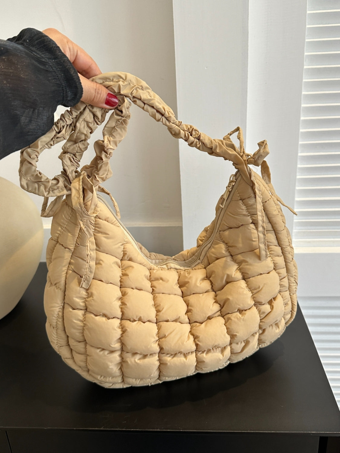 Quilted Bubble Shoulder Bag