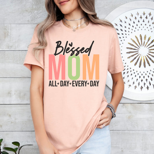 Blessed Mom Short Sleeve Tee