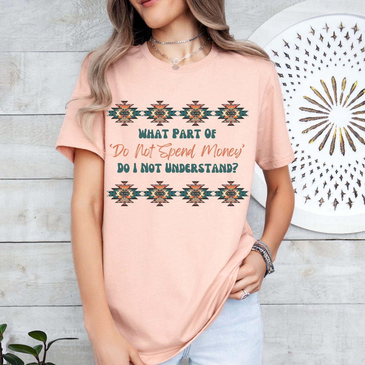 Do Not Spend Money Funny Womens Short Sleeve T-Shirt