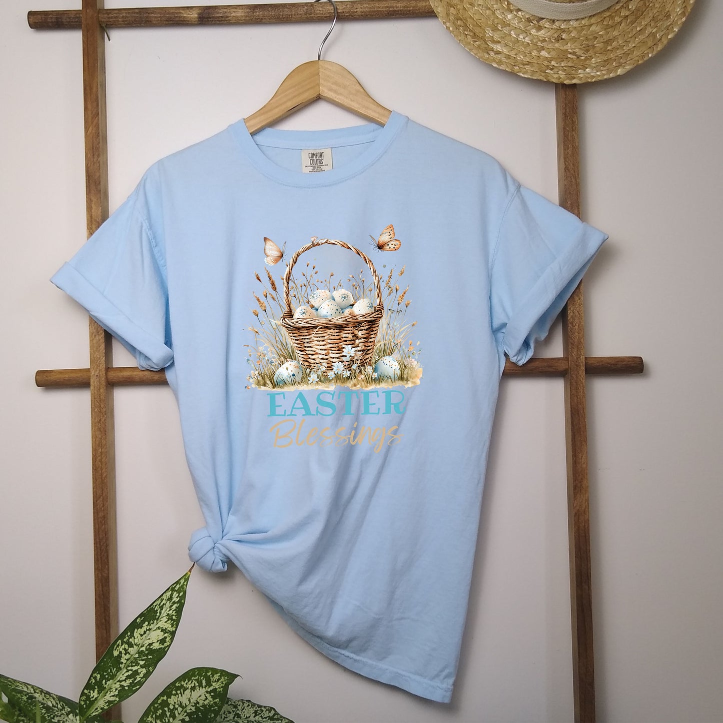 Easter Basket Blessings T-shirt, Easter Basket, Easter Blessings T-Shirt, Inspirational T-Shirt, Easter Shirt, Cute Easter T-Shirt
