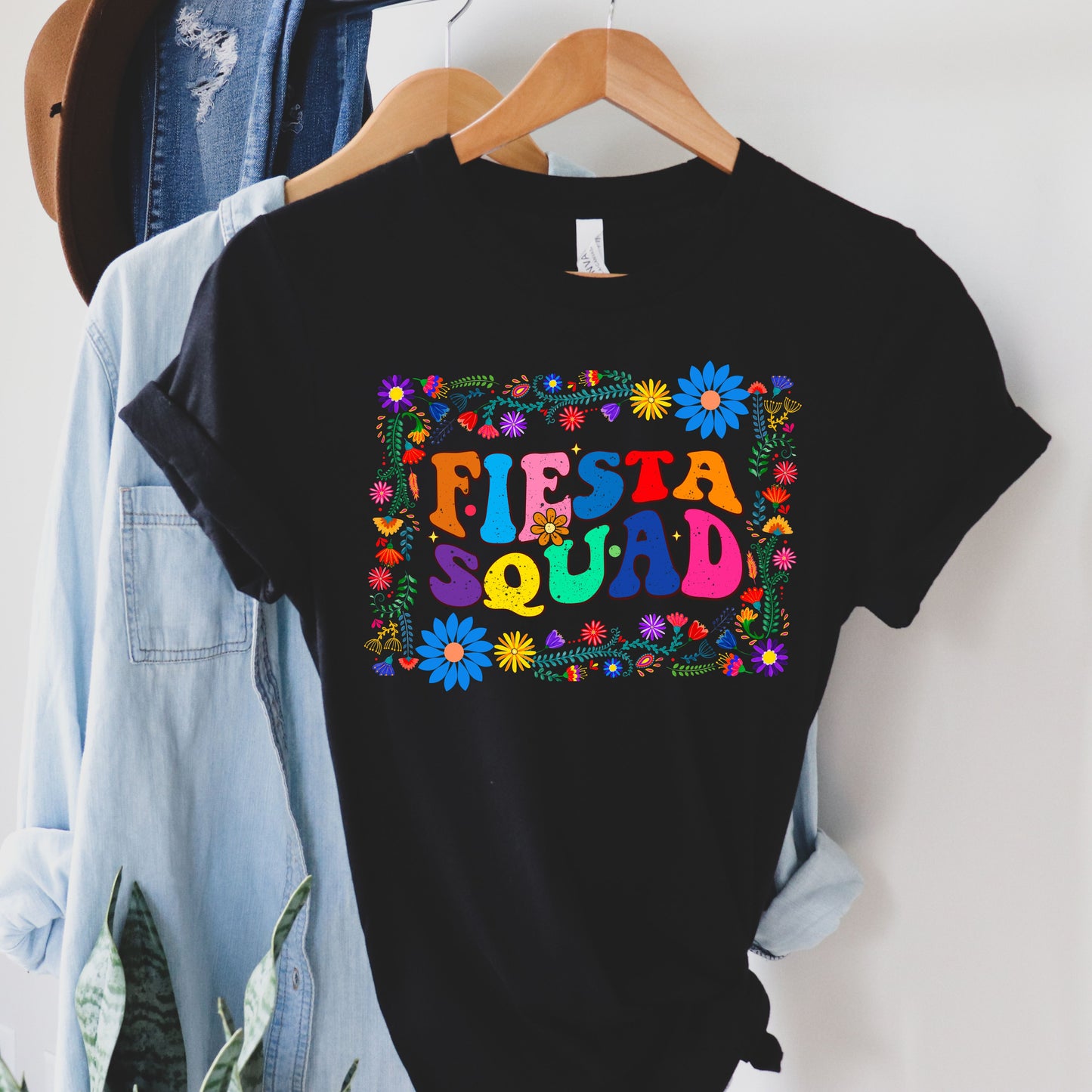 Fiesta Fun: Fiesta Squad Floral T-Shirt