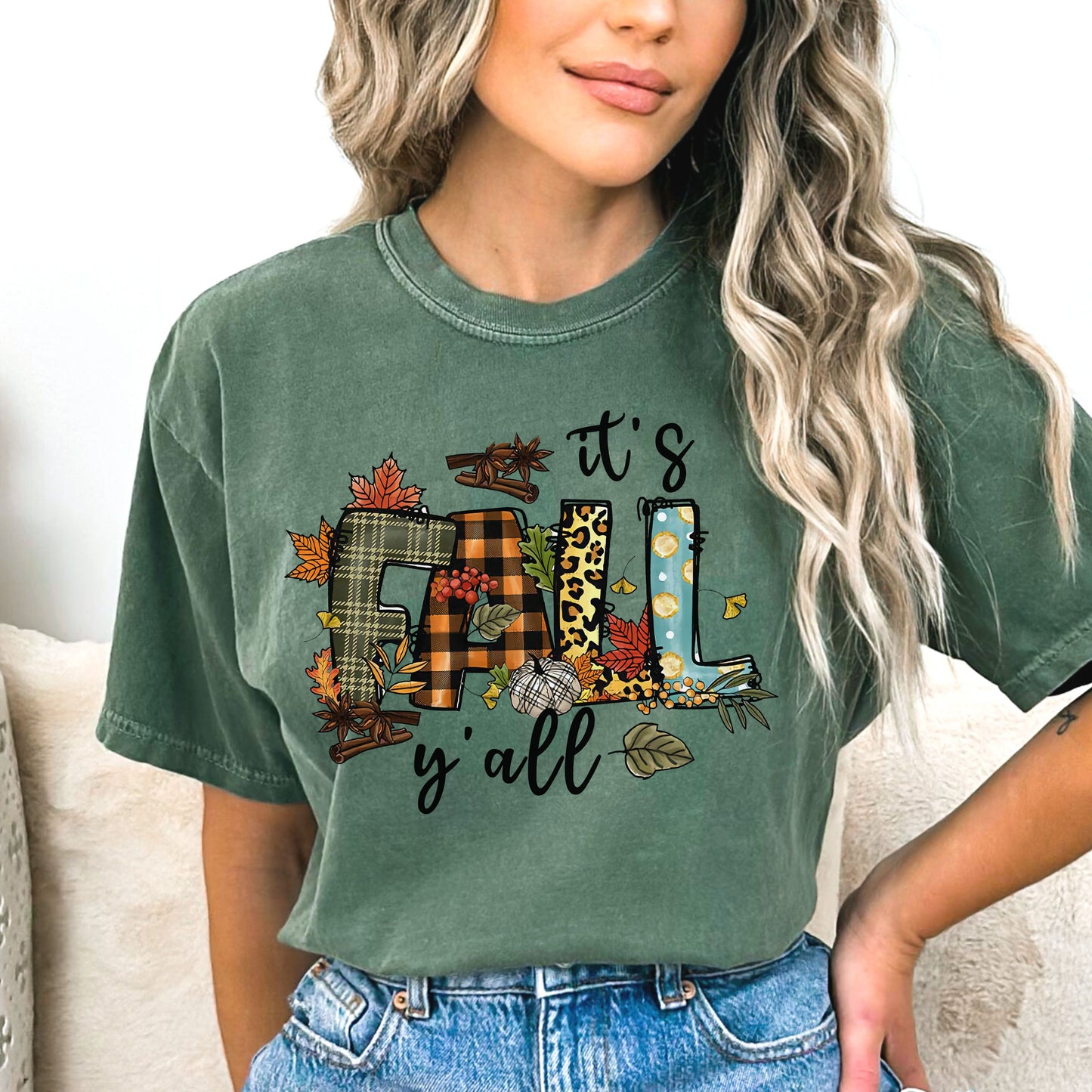 It's Fall Y'all Short Sleeve T-Shirt