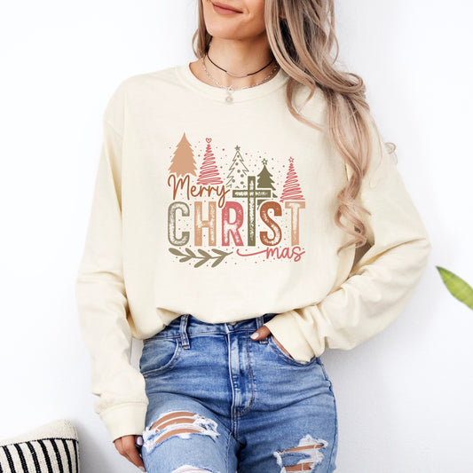 Merry CHRISTmas Long Sleeve T-Shirt