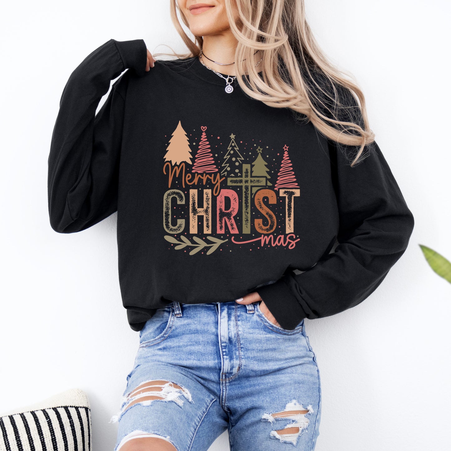 Merry CHRISTmas Long Sleeve T-Shirt