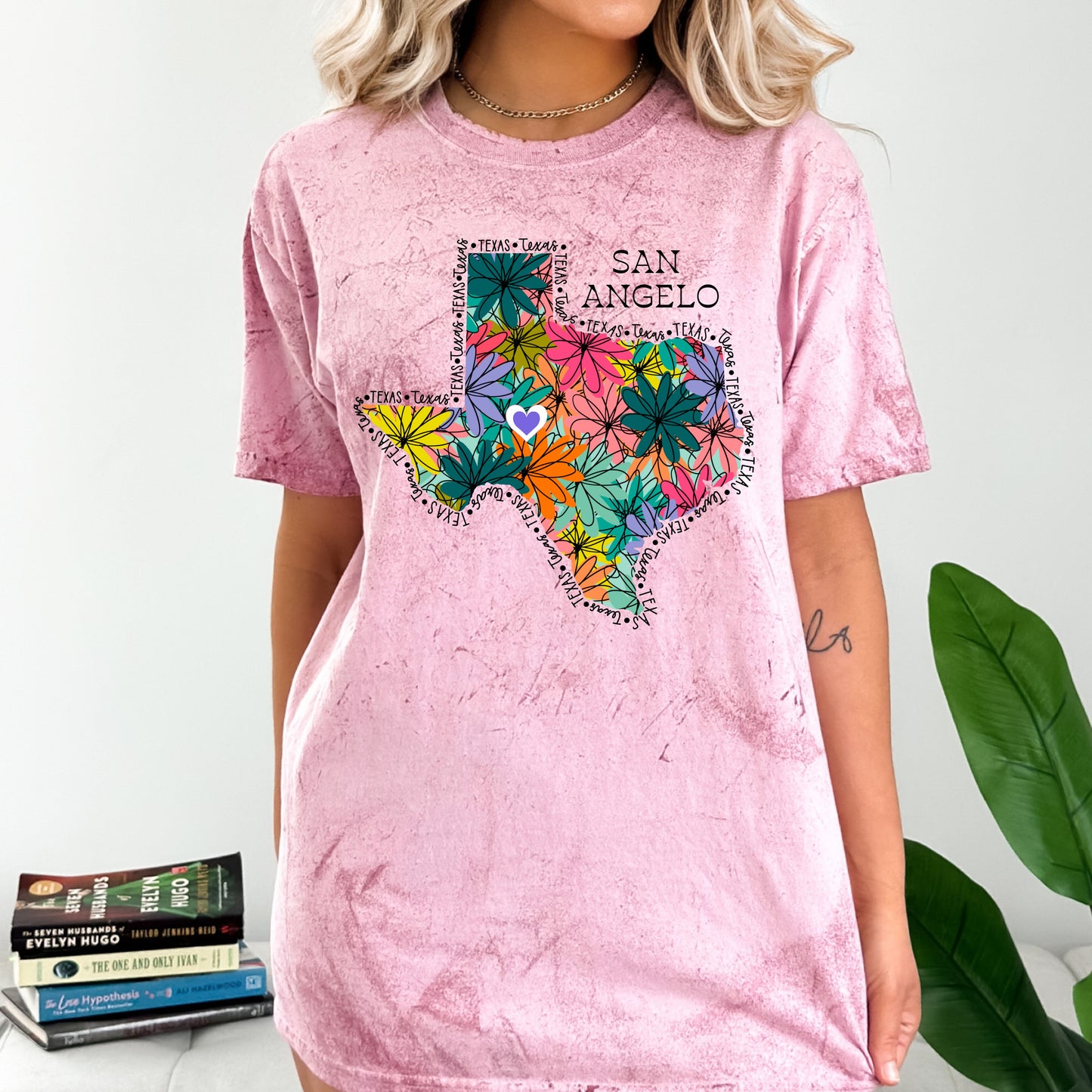 San Angelo Texas Color Blast T-Shirt