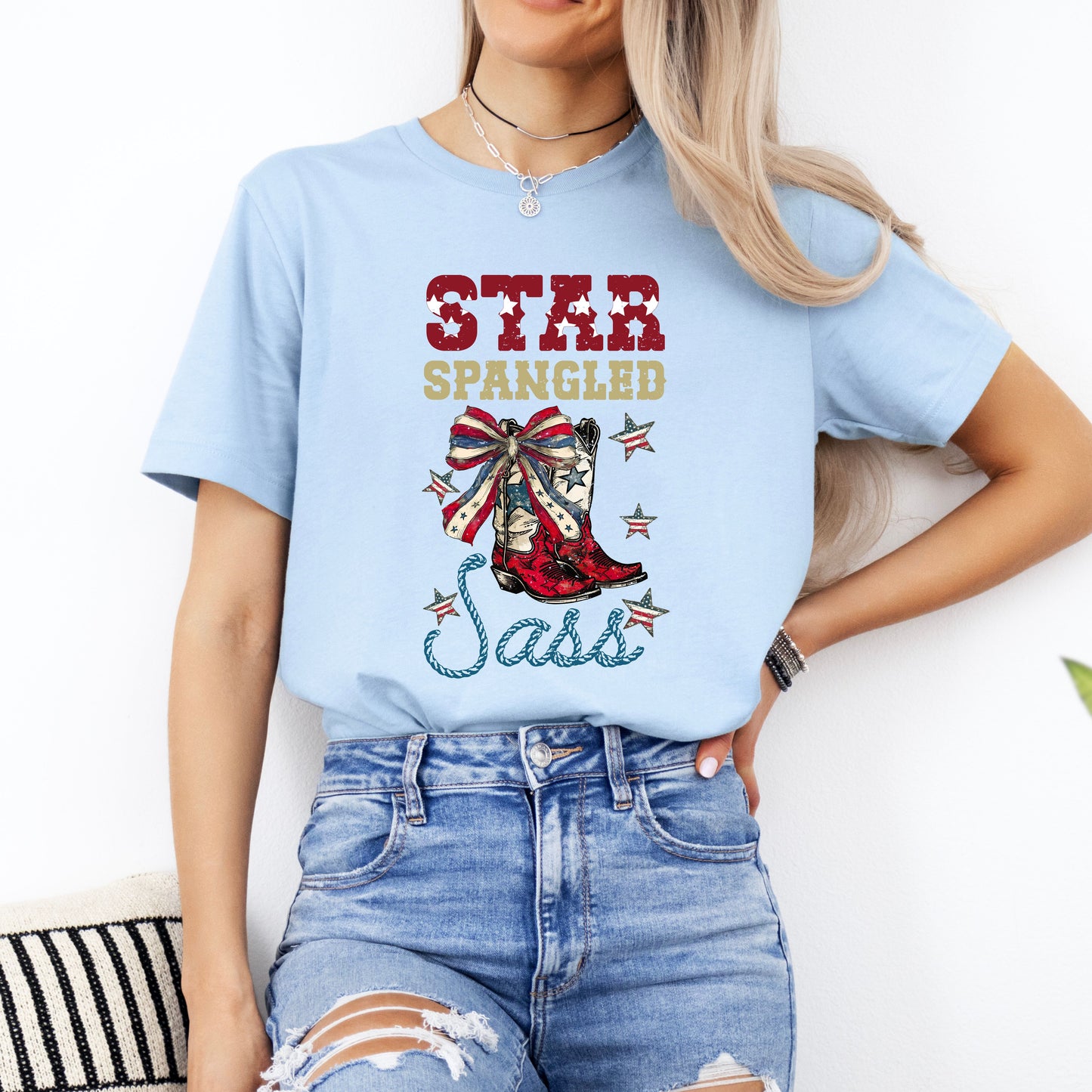 Star Spangled Sass Short Sleeve T-Shirt