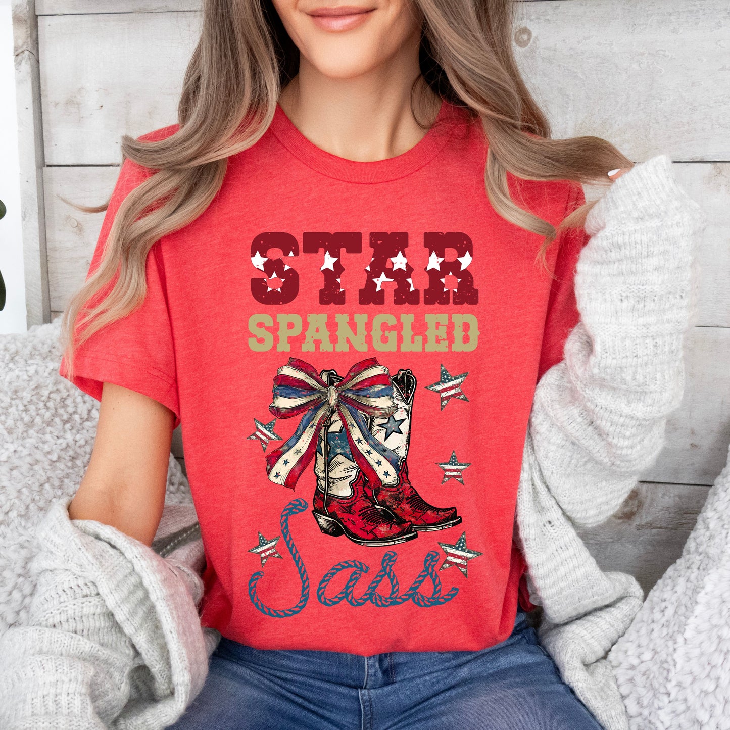 Star Spangled Sass Short Sleeve T-Shirt