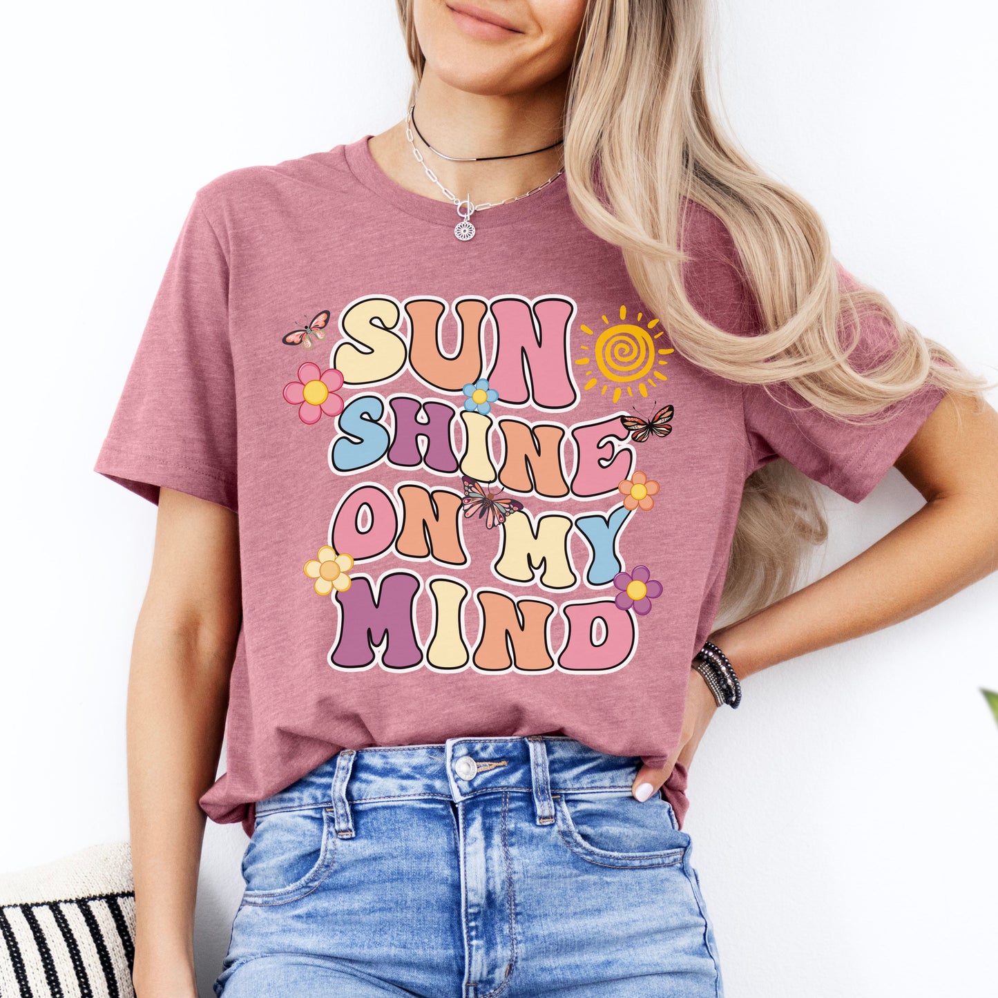 Sunshine On My Mind Jersey Short Sleeve T-Shirt