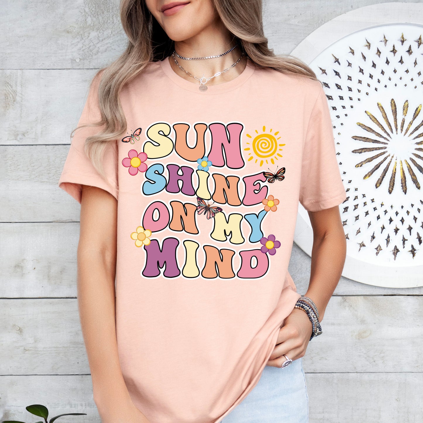 Sunshine On My Mind Jersey Short Sleeve T-Shirt