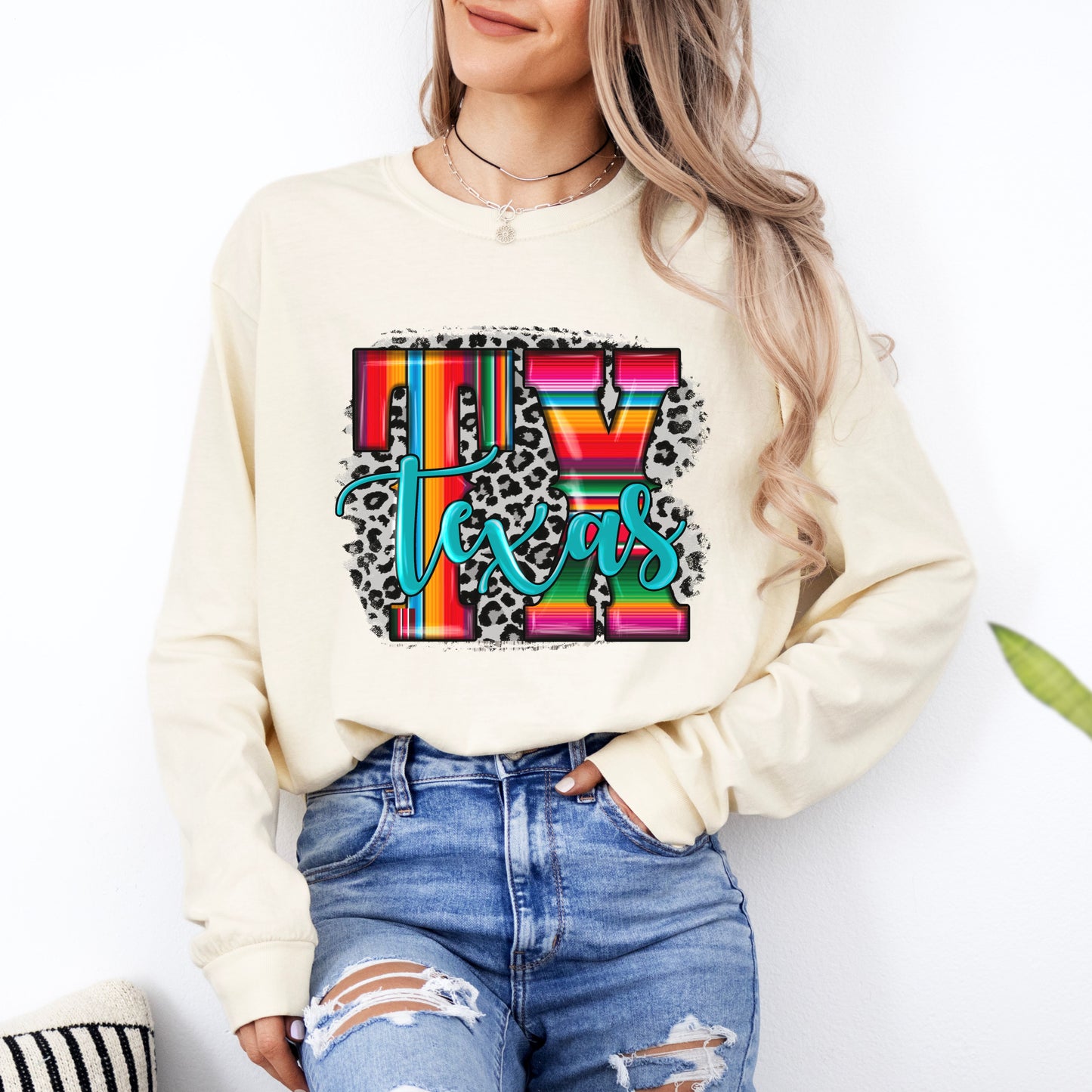 TX Serape Long Sleeve T-Shirt