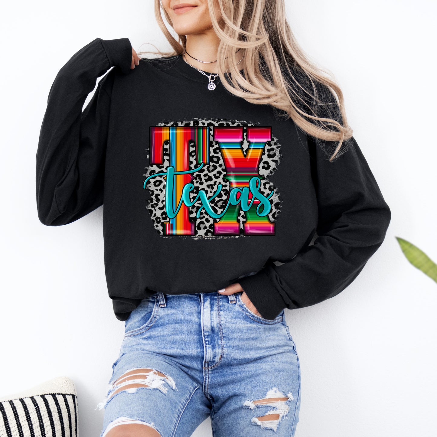 TX Serape Long Sleeve T-Shirt