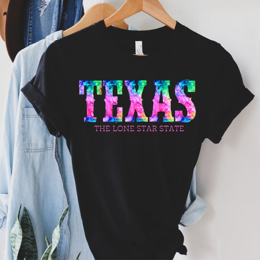 Texas the Lone Star State Jersey Short Sleeve Tee