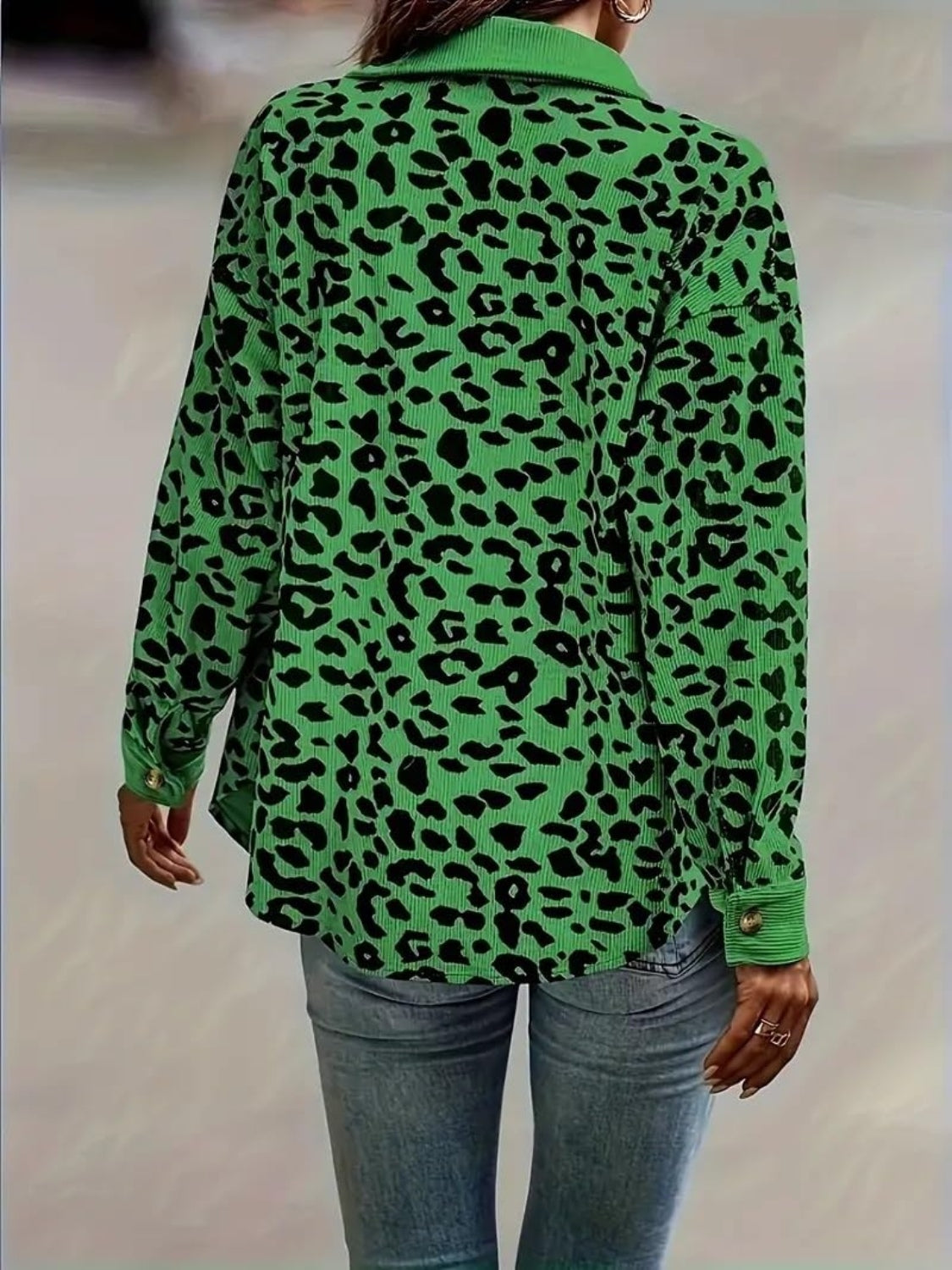 Leopard Long Sleeve Jacket