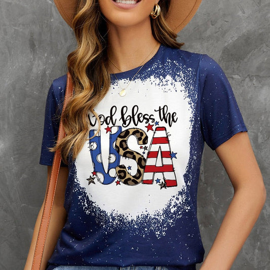 GOD BLESS THE USA:  Printed T-Shirt