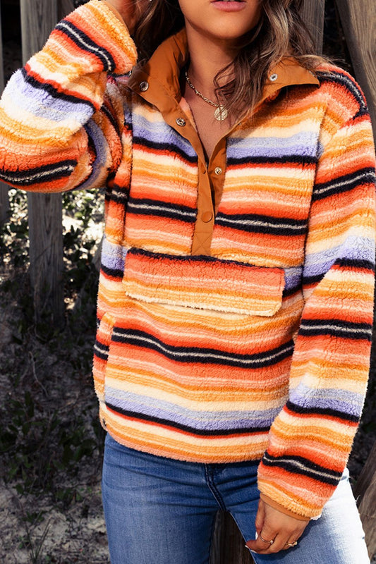 Sunset Stripes: Long Sleeve Sweatshirt