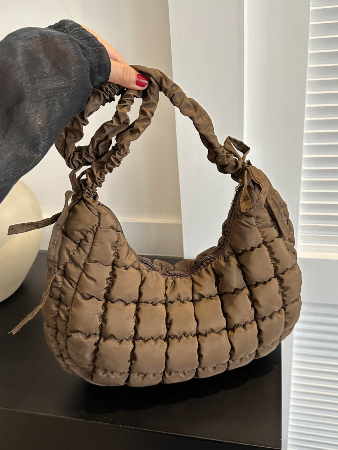 Quilted Bubble Shoulder Bag