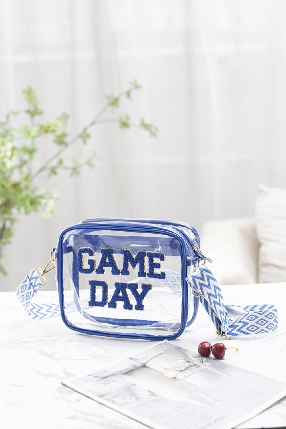 GAME DAY Transparent Crossbody Bag Stadium Approved