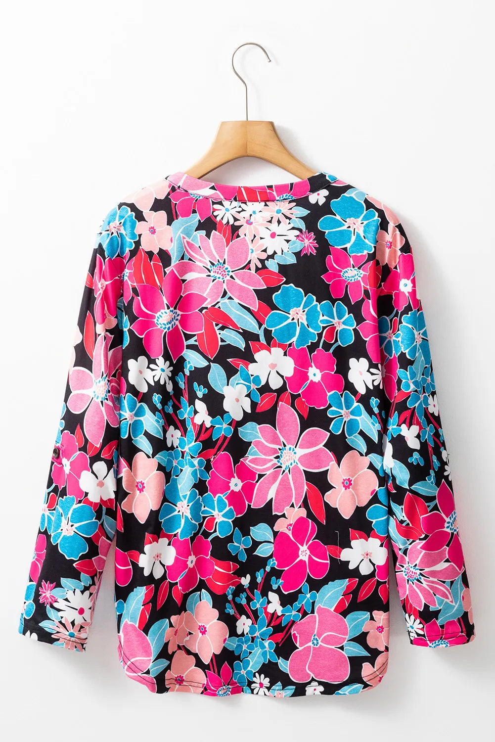 Floral V-Neck Blouse