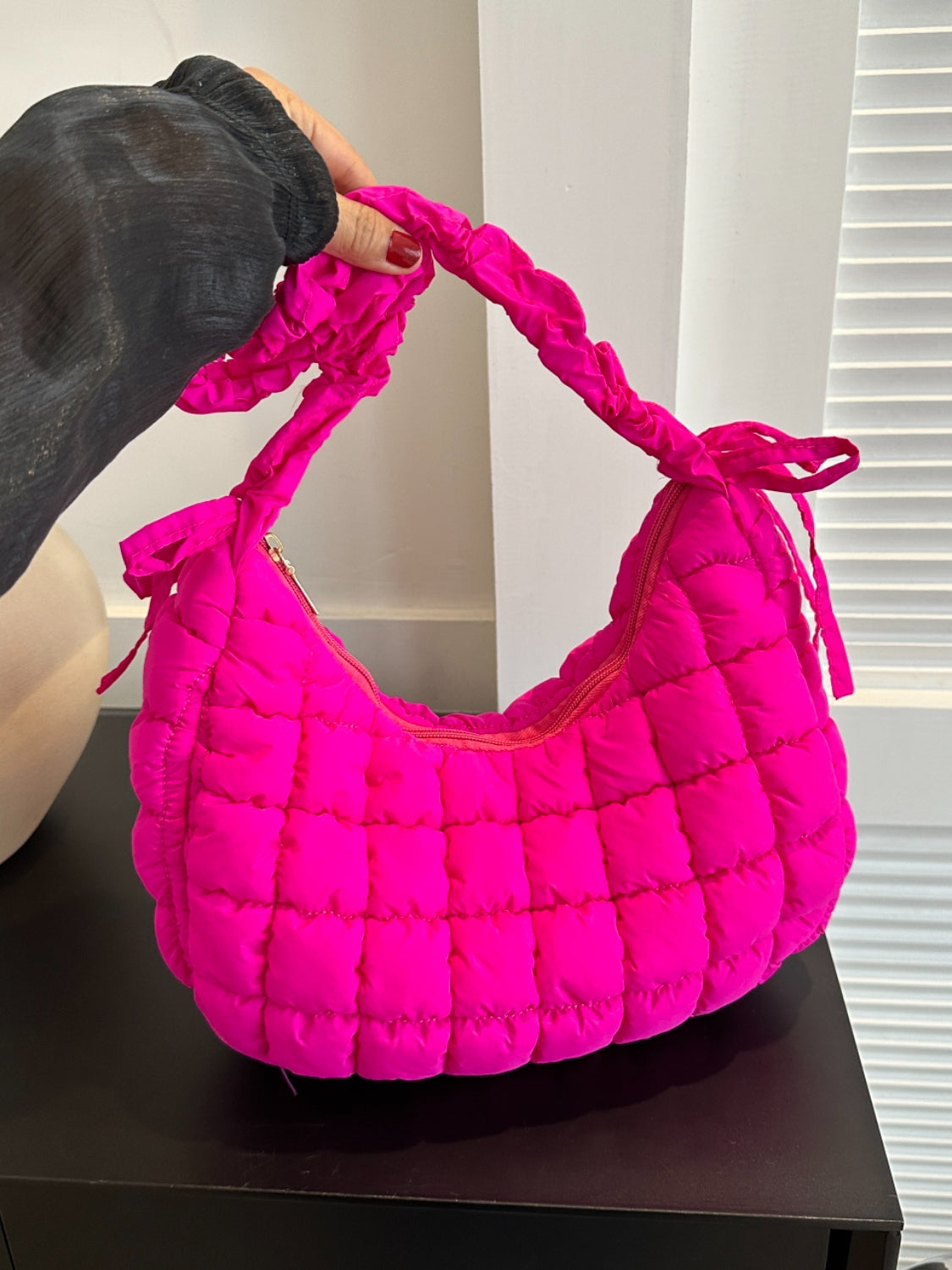 Quilted Bubble Shoulder Bag