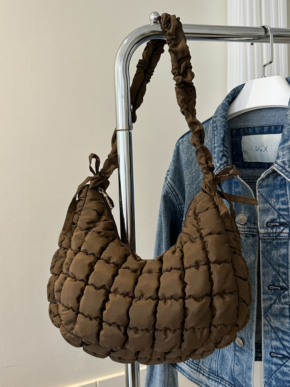 Quilted Bubble Shoulder Bag