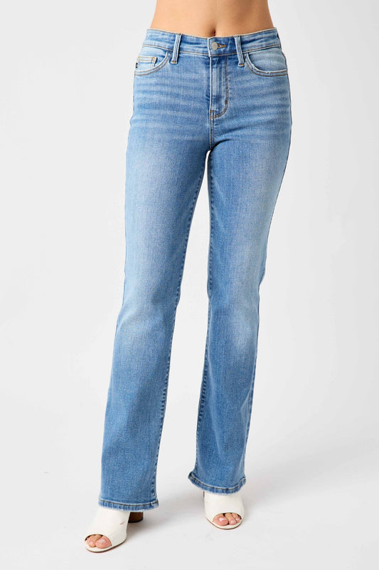 Judy Blue:  Full Size High Waist Straight Jeans