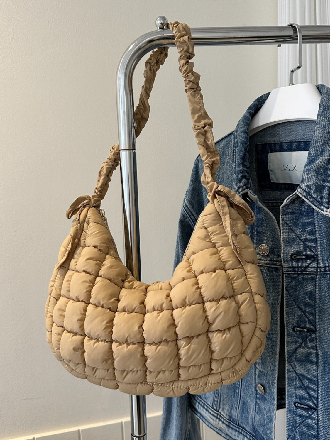 Quilted Bubble Shoulder Bag