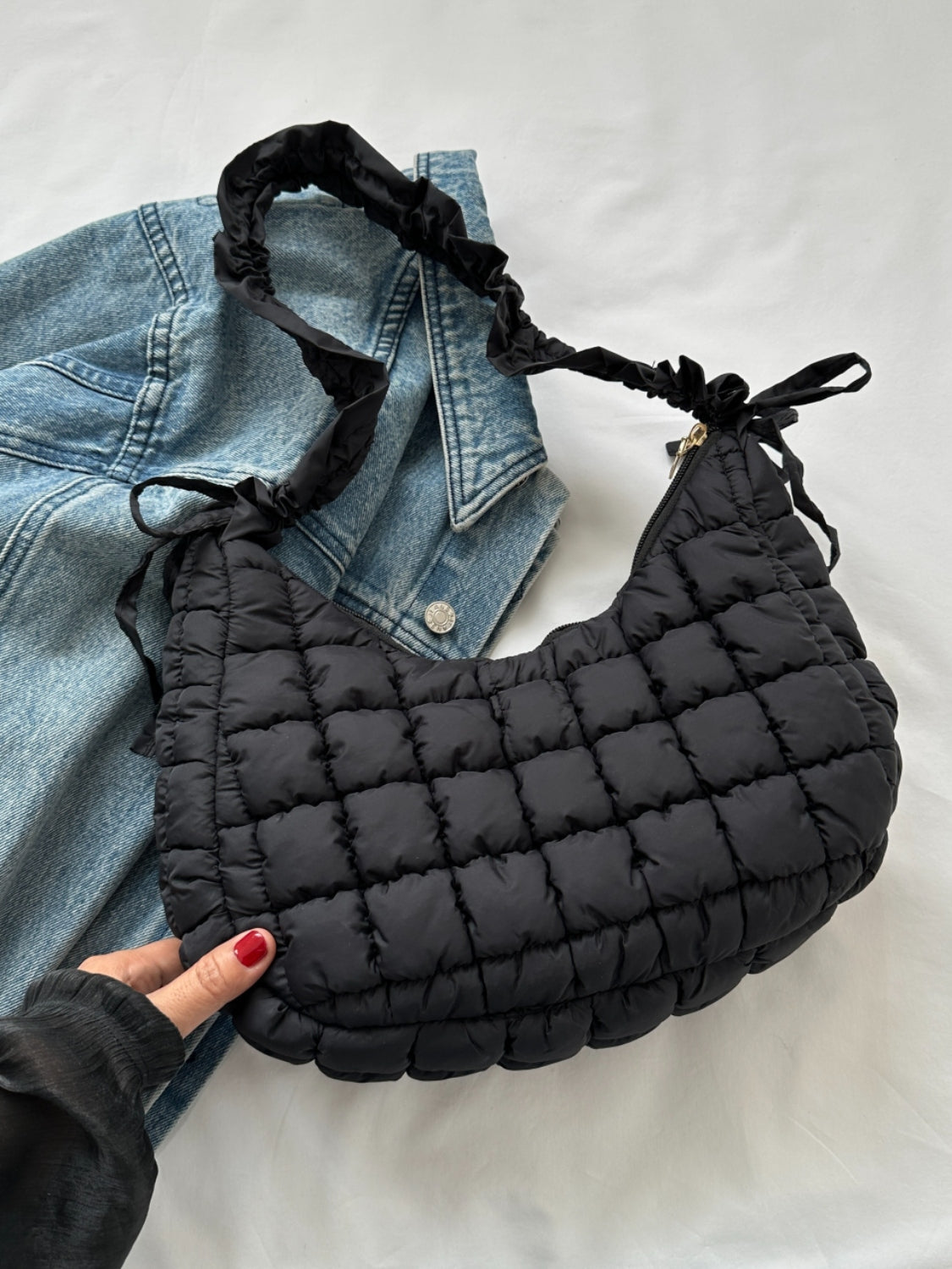 Quilted Bubble Shoulder Bag