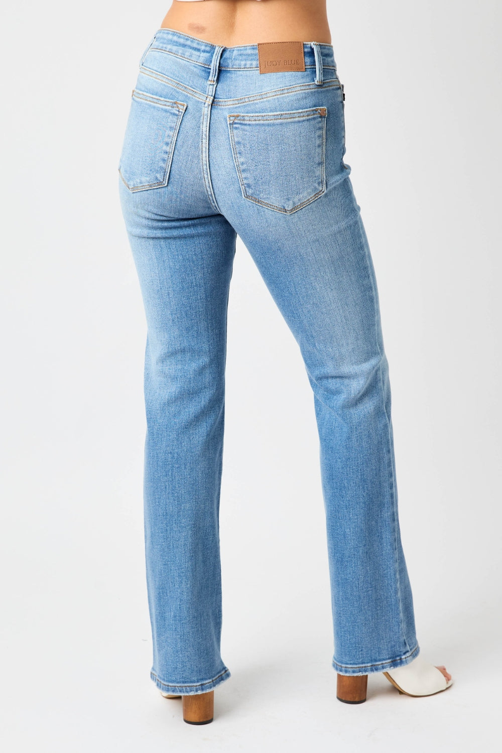 Judy Blue:  Full Size High Waist Straight Jeans