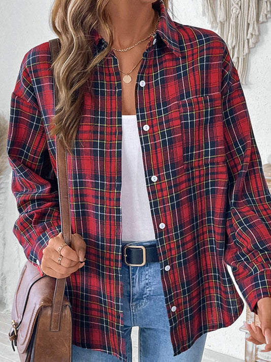 Perfect Plaid Long Sleeve Shirt