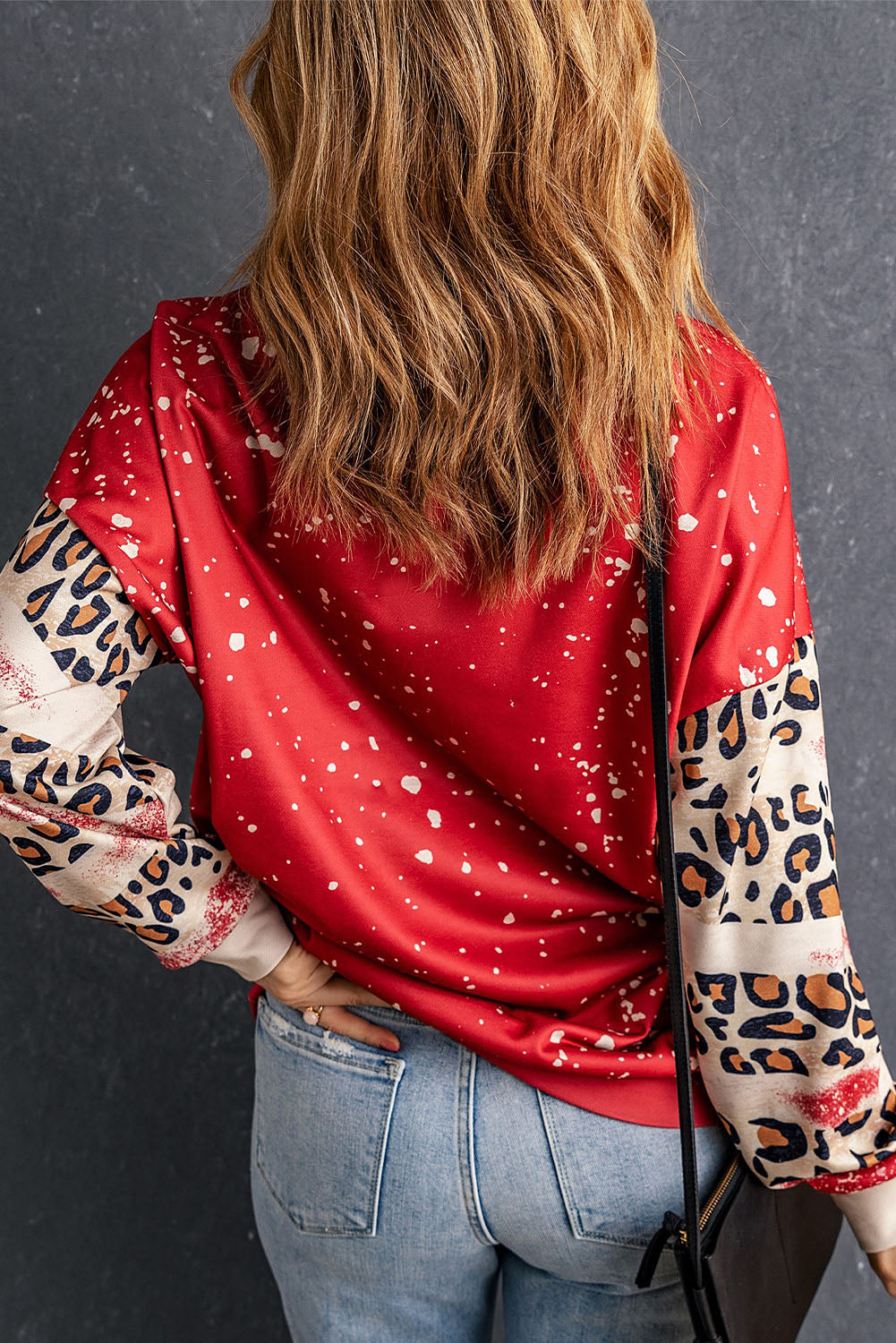 Hearts Leopard Sweatshirt