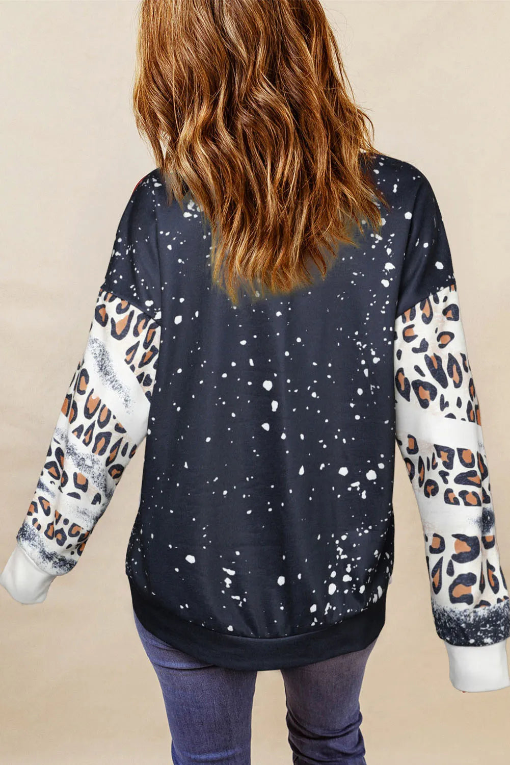 Howdy Pumpkin Leopard Print Sweatshirt