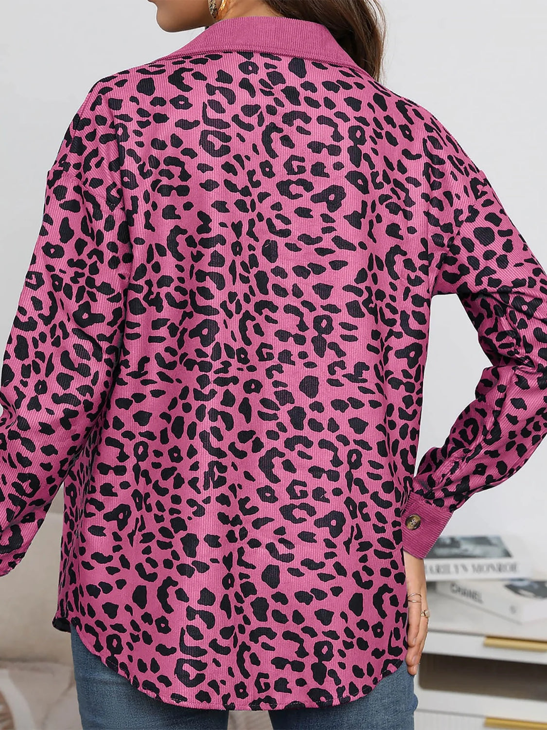 Leopard Long Sleeve Jacket