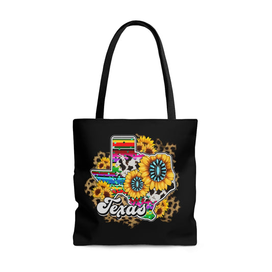 Tote Bag With Texas and Sunflowers, Texas Tote Bag, Texas Tote, Women's Tote Bag, Women's Tote, Bag for Women, Bags and Purses For Women