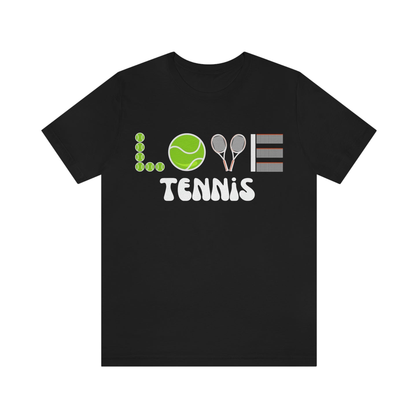 Love Tennis Jersey Short Sleeve Tee, Tennis Tshirt, Sports Tshirt, Tennis Shirt, Tennis Gift, Gifts For Her, Gifts For Mom, Tennis